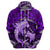 Polynesian Shark Valentine Day Zip Hoodie Hibiscus and Tribal Tattoo Purple Style LT03 - Polynesian Pride