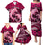 Polynesian Shark Valentine Day Family Matching Puletasi and Hawaiian Shirt Hibiscus and Tribal Tattoo Pink Style LT03 - Polynesian Pride