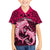 Polynesian Shark Valentine Day Kid Hawaiian Shirt Hibiscus and Tribal Tattoo Pink Style LT03 Kid Pink - Polynesian Pride