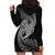 New Zealand Valentine Day Hoodie Dress Aotearoa Warrior and Woman Love Heart Maori Pattern LT03 - Polynesian Pride