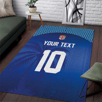 Custom Fiji Football-Towards World Cup 2026 Area Rug