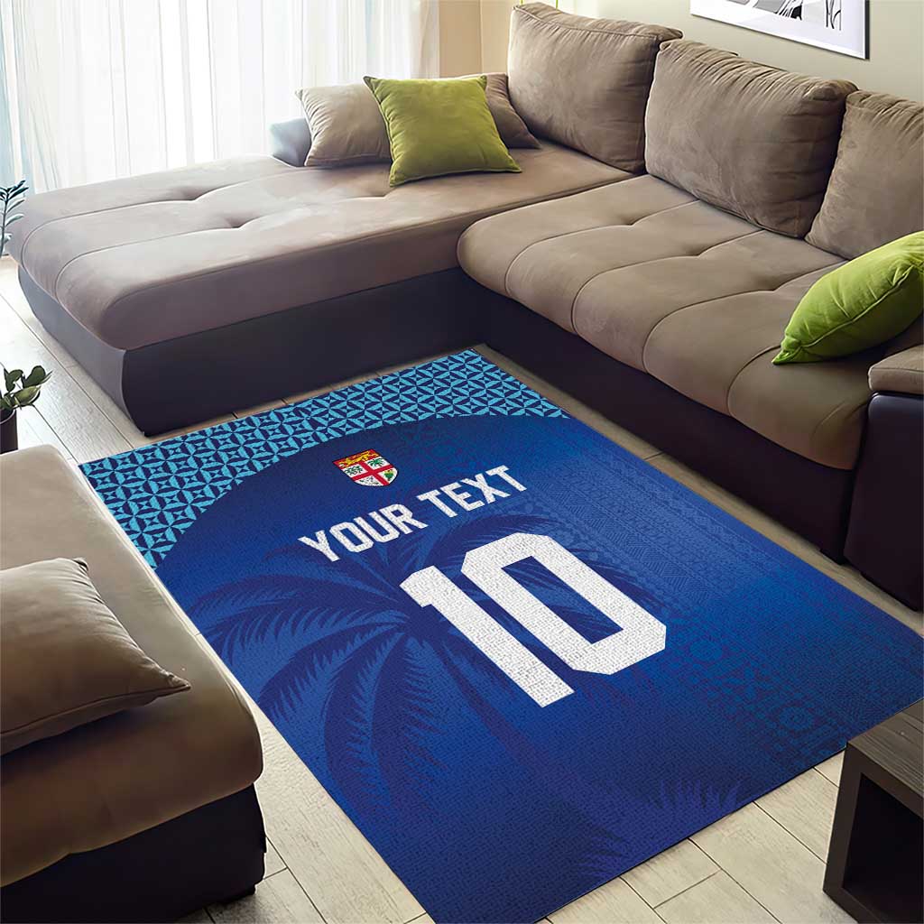 Custom Fiji Football-Towards World Cup 2026 Area Rug