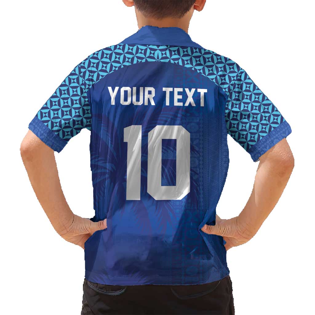 Custom Fiji Football-Towards World Cup 2026 Family Matching Tank Maxi Dress and Hawaiian Shirt