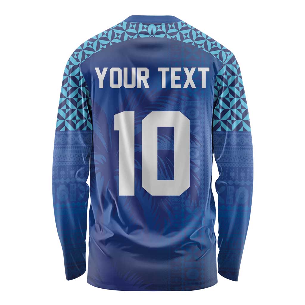 Custom Fiji Football-Towards World Cup 2026 Long Sleeve Shirt