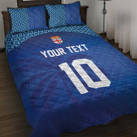 Custom Fiji Football-Towards World Cup 2026 Quilt Bed Set