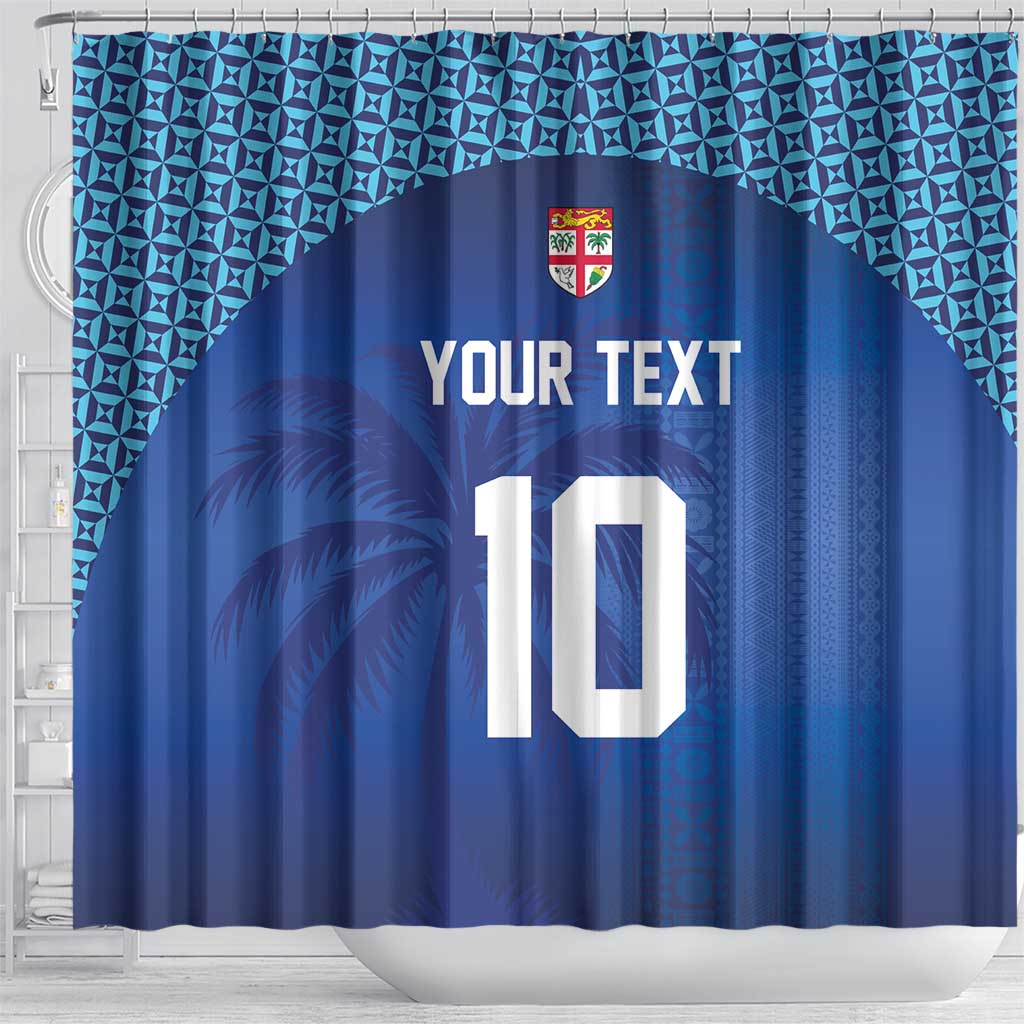 Custom Fiji Football-Towards World Cup 2026 Shower Curtain
