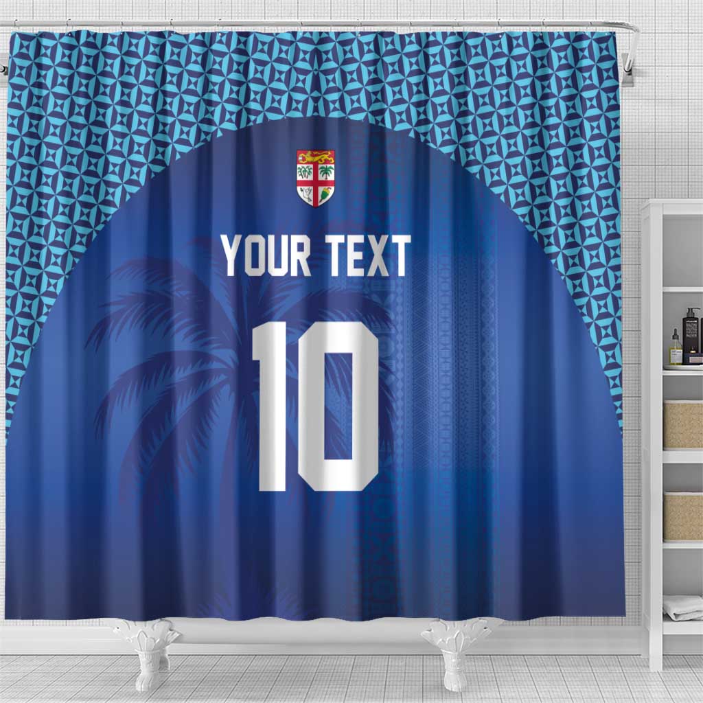 Custom Fiji Football-Towards World Cup 2026 Shower Curtain