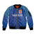Custom Fiji Football-Towards World Cup 2026 Sleeve Zip Bomber Jacket
