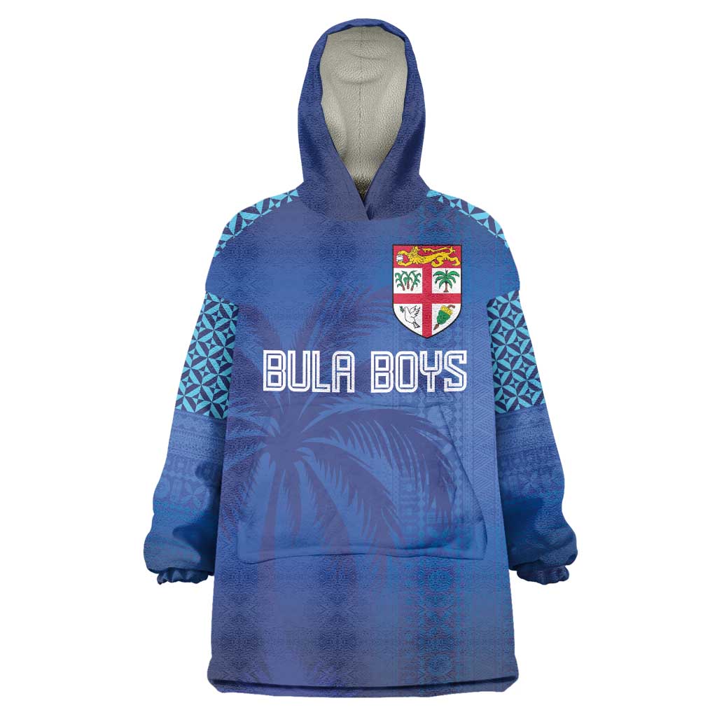 Custom Fiji Football-Towards World Cup 2026 Wearable Blanket Hoodie