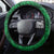 Hawaii Volleyball-Kakau Motif Green Color Steering Wheel Cover