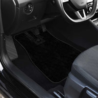 Philippines Barong Style Car Mats with Polynesian Art and Leaf Motif Black Color LT03 - Polynesian Pride