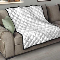 Philippines Barong Style Quilt with Polynesian Art and Leaf Motif White Color LT03 - Polynesian Pride