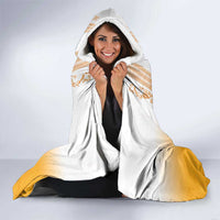Philippines Barong Style Hooded Blanket with Polynesian Art and Leaf Motif Yellow Color LT03 - Polynesian Pride