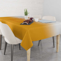 Philippines Barong Style Tablecloth with Polynesian Art and Leaf Motif Yellow Color LT03 - Polynesian Pride