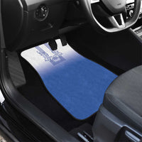 Philippines Barong Style Car Mats with Polynesian Art and Leaf Motif Blue Color LT03 - Polynesian Pride