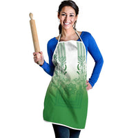 Philippines Barong Style Apron with Polynesian Art and Leaf Motif Green Color LT03 - Polynesian Pride