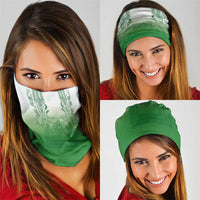 Philippines Barong Style Neck Gaiter with Polynesian Art and Leaf Motif Green Color LT03 - Polynesian Pride