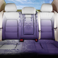 Philippines Barong Style Back Car Seat Cover with Polynesian Art and Leaf Motif Purple Color LT03 One Size Purple - Polynesian Pride