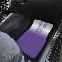 Philippines Barong Style Car Mats with Polynesian Art and Leaf Motif Purple Color LT03 - Polynesian Pride