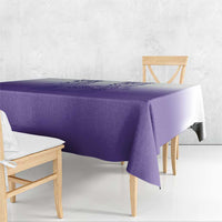 Philippines Barong Style Tablecloth with Polynesian Art and Leaf Motif Purple Color LT03 - Polynesian Pride