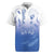 Philippines National Costume Style Rugby Jersey Barong Tagalog and Eagle Feather Blue Color
