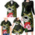 Kia Orana Cook Islands Family Matching Long Sleeve Bodycon Dress and Hawaiian Shirt Turtle and Hibiscus Polynesian Pattern