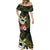 Kia Orana Cook Islands Mermaid Dress Turtle and Hibiscus Polynesian Pattern