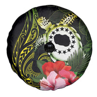Kia Orana Cook Islands Spare Tire Cover Turtle and Hibiscus Polynesian Pattern LT03 - Polynesian Pride