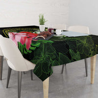 Kia Orana Cook Islands Tablecloth Turtle and Hibiscus Polynesian Pattern LT03 - Polynesian Pride