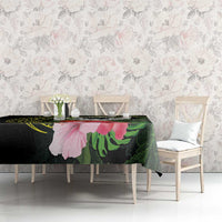 Kia Orana Cook Islands Tablecloth Turtle and Hibiscus Polynesian Pattern LT03 - Polynesian Pride