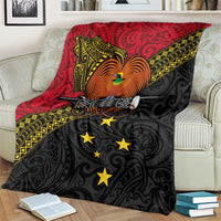 Papua New Guinea Goroka Show Blanket Bird-of-paradise and Melanesian Tattoo Pattern LT03 - Polynesian Pride