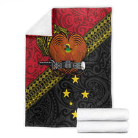 Papua New Guinea Goroka Show Blanket Bird-of-paradise and Melanesian Tattoo Pattern LT03 - Polynesian Pride