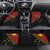 Papua new Guinea Goroka Show Car Mats Bird-of-paradise and Melanesian Tattoo Pattern