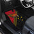 Papua new Guinea Goroka Show Car Mats Bird-of-paradise and Melanesian Tattoo Pattern