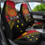 Papua new Guinea Goroka Show Car Seat Cover Bird-of-paradise and Melanesian Tattoo Pattern