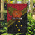 Papua new Guinea Goroka Show Garden Flag Bird-of-paradise and Melanesian Tattoo Pattern