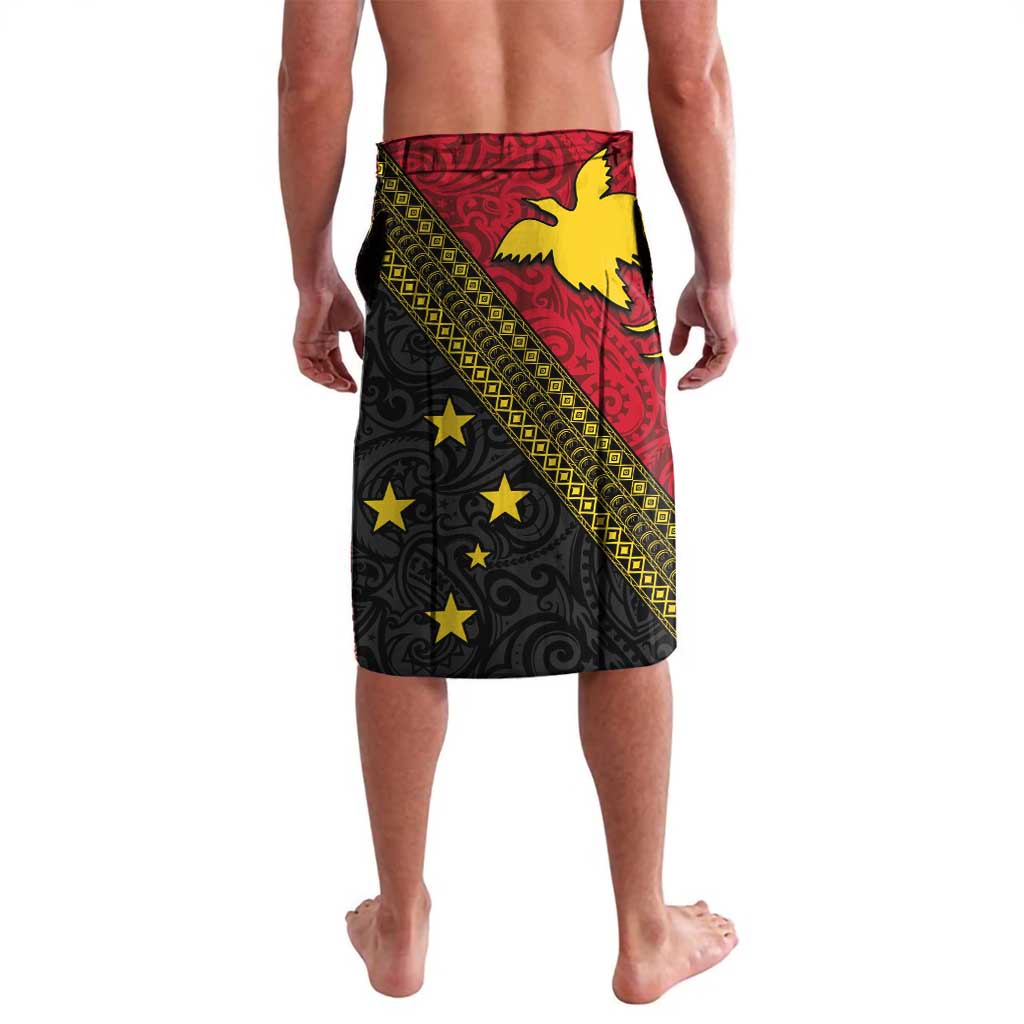 Papua New Guinea Goroka Show Lavalava Bird-of-paradise and Melanesian Tattoo Pattern LT03 - Polynesian Pride