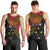 Papua new Guinea Goroka Show Men Tank Top Bird-of-paradise and Melanesian Tattoo Pattern