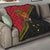 Papua new Guinea Goroka Show Quilt Bird-of-paradise and Melanesian Tattoo Pattern