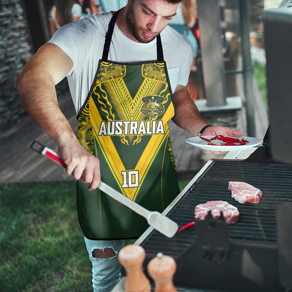 Australia Rugby Custom Apron Aboriginal Art Sporty Style LT03 - Polynesian Pride