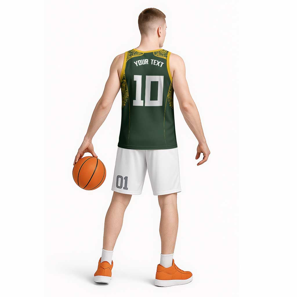 Australia Rugby Custom Basketball Jersey Aboriginal Art Sporty Style LT03 - Polynesian Pride