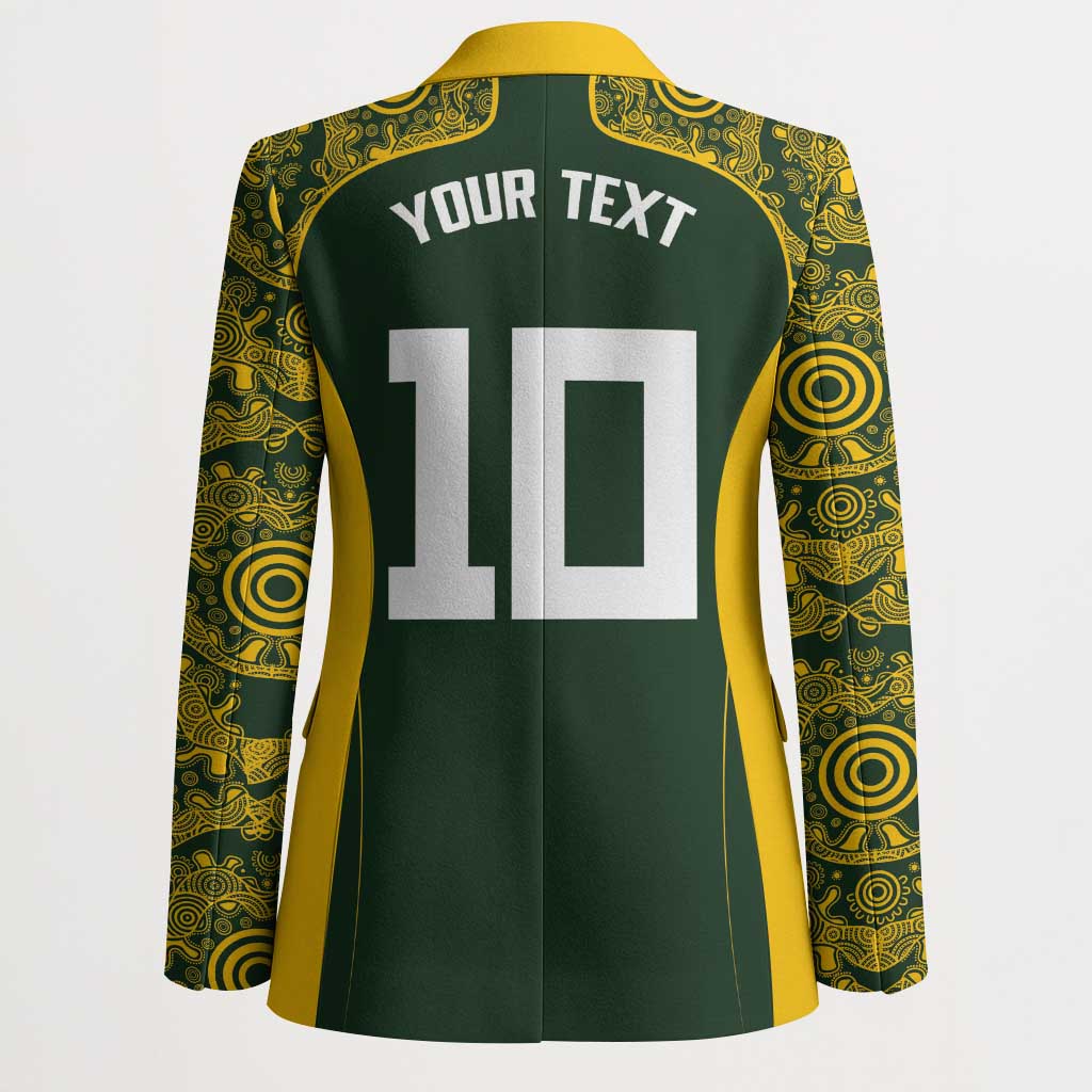 Australia Rugby Custom Blazer Aboriginal Art Sporty Style LT03 - Polynesian Pride