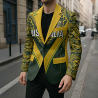 Australia Rugby Custom Blazer Aboriginal Art Sporty Style LT03 - Polynesian Pride