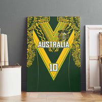 Australia Rugby Custom Canvas Wall Art Aboriginal Art Sporty Style LT03 - Polynesian Pride