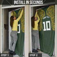 Australia Rugby Custom Door Cover Aboriginal Art Sporty Style LT03 - Polynesian Pride
