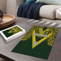 Australia Rugby Custom Puzzle Aboriginal Art Sporty Style LT03 - Polynesian Pride