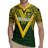 Australia Rugby Custom Rugby Jersey Aboriginal Art Sporty Style LT03 - Polynesian Pride