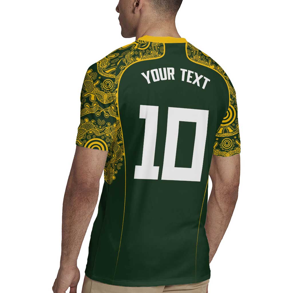 Australia Rugby Custom Rugby Jersey Aboriginal Art Sporty Style LT03 - Polynesian Pride