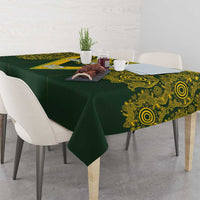 Australia Rugby Custom Tablecloth Aboriginal Art Sporty Style LT03 - Polynesian Pride