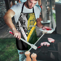Aotearoa Australia Rugby Apron Maori and Aboriginal Art Sporty Style - Polynesian Pride